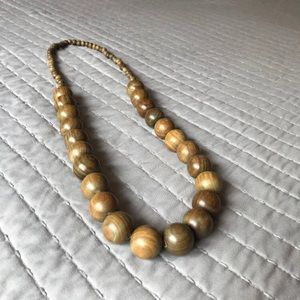 Wood Boho Necklace